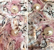 Load image into Gallery viewer, CHANEL PINK GRAY “POODLE” LESAGE FANTASY TWEED 2004 JACKET SKIRT SET