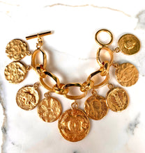Load image into Gallery viewer, CHANEL RARE MASSIVE ZODIAC CHARM BRACELET 1993