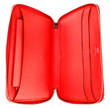 Load image into Gallery viewer, HERMÈS SOIE-COOL EPSOM AND SILK 2015 EXCLUSIVE 2 PIECE WALLET SET PALLADIUM HARDWARE