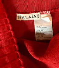 Load image into Gallery viewer, AZZEDINE ALAIA RED S/S 1992 VINTAGE OFF SHOULDER BODYCON DRESS