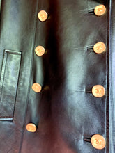 Load image into Gallery viewer, CHANEL ICONIC 14 CC BUTTON 1993 AUTUMN LEATHER RUNWAY BLAZER JACKET COAT