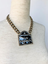 Load image into Gallery viewer, CHANEL MASSIVE RUE CAMBON ENAMEL PARISIAN STREET SIGN NECKLACE