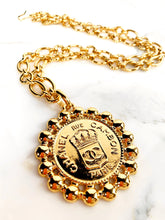 Load image into Gallery viewer, CHANEL MASSIVE HERALDIC SEAL INSIGNIA MEDALLION RUNWAY NECKLACE