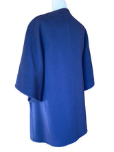 Load image into Gallery viewer, LOUIS VUITTON THICK CASHMERE JACKET CAPE PONCHO WITH LEATHER BELT