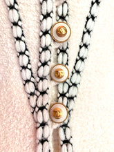 Load image into Gallery viewer, CHANEL ICONIC SUPERMODEL RUNWAY IVORY JACKET 1993 - 1994 AUTUMN WINTER CLAUDIA SCHIFFER