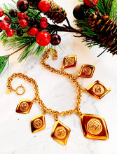 Load image into Gallery viewer, RARE CHANEL MASSIVE CC LOGO LOZENGE CHARM NECKLACE