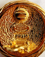 Load image into Gallery viewer, CHANEL MASSIVE DOUBLE LOGO ROPE HOOP EARRINGS 1993