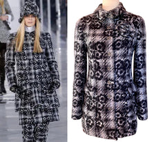 Load image into Gallery viewer, CHANEL CAMELLIA JACKET COAT SKIRT BROOCH ENSEMBLE 2005 RUNWAY