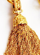 Load image into Gallery viewer, SUBLIME CHANEL ETRUSCAN 1994 TASSEL POM POM EARRING