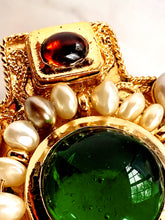 Load image into Gallery viewer, CHANEL RARE ICONIC 1990 RUNWAY BYZANTINE GRIPOIX CUFF BRACELET