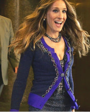 Load image into Gallery viewer, CHANEL 2008 JEWELED CASHMERE CELEBRITY SWEATER CARDIGAN JACKET