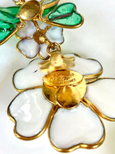 Load image into Gallery viewer, SUMPTUOUS CHANEL GRIPOIX CAMELLIA CASCADE EARRINGS 1993