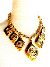 Load image into Gallery viewer, RARE CHANEL MASSIVE CC LOGO LOZENGE CHARM NECKLACE