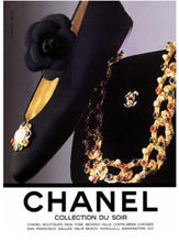 Load image into Gallery viewer, CHANEL IMPORTANT MULTI-COLOUR GRIPOIX FILIGREE PEARL 1991 ADVERTISEMENT NECKLACE