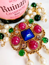 Load image into Gallery viewer, CHANEL RARE TUTTI FRUTTI GRIPOIX GLASS PEARLS TASSEL NECKLACE