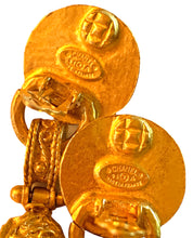Load image into Gallery viewer, SUBLIME CHANEL ETRUSCAN 1994 TASSEL POM POM EARRING