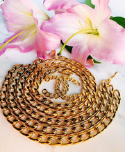 Load image into Gallery viewer, CHANEL JUMBO CC CHAIN CHARM 3 LAYERED BELT NECKLACE