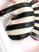 Load image into Gallery viewer, HERMÈS MILO LEATHER GEE GEE SAVANNAH BAG CHARM CRAIE NOIR ROSE MEXICO