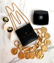 Load image into Gallery viewer, CHANEL “MODE ET MAQUILLAGE” VINTAGE MICRO MINI BAG NECKLACE LEATHER 1988 PRISTINE