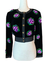 Load image into Gallery viewer, CHANEL OPULENT RARE EMBROIDERED SILK VELVET JACKET AUTUMN 1988