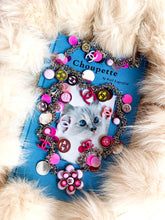 Load image into Gallery viewer, CHANEL FLOWER POWER PINK CC SEQUIN CHARM NECKLACE BELT 2004
