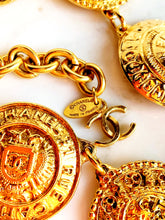 Load image into Gallery viewer, CHANEL CHUNKY 9 MEDALLION LOGO CHOKER NECKLACE