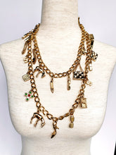 Load image into Gallery viewer, CHANEL 31 ELABORATE AMULET MEDALLION CHARM GRIPOIX NECKLACE BELT NEW WITH TAGS