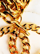 Load image into Gallery viewer, CHANEL JUMBO CC CHAIN CHARM 3 LAYERED BELT NECKLACE