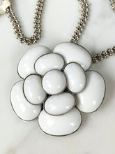 Load image into Gallery viewer, CHANEL MASSIVE WHITE GRIPOIX CAMELLIA NECKLACE NEW WITH TAGS