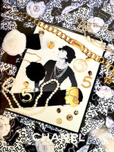 Load image into Gallery viewer, CHANEL MADEMOISELLE COCO RARE 1987 GRIPOIX ACCENT EARRINGS