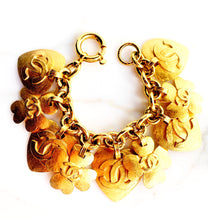 Load image into Gallery viewer, CHANEL ICONIC MASSIVE LOGO CHARM BRACELET 1995