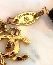 Load image into Gallery viewer, IMPORTANT CHANEL PEARL AND BLACK GRIPOIX GLASS MASSIVE CROSS NECKLACE