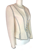 Load image into Gallery viewer, CHANEL ICONIC SUPERMODEL RUNWAY IVORY JACKET 1993 - 1994 AUTUMN WINTER CLAUDIA SCHIFFER