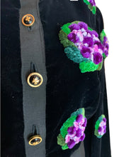 Load image into Gallery viewer, CHANEL OPULENT RARE EMBROIDERED SILK VELVET JACKET AUTUMN 1988