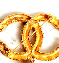 Load image into Gallery viewer, CHANEL RARE ETRUSCAN LAVA TASSEL CHAIN BROOCH 1993