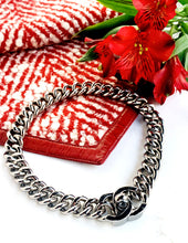 Load image into Gallery viewer, CHANEL TIMELESS CLASSIC TURN LOCK LOGO NECKLACE