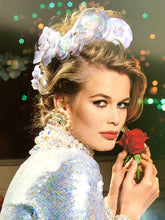 Load image into Gallery viewer, CHANEL MASSIVE HOLOGRAPHIC MOLTEN GRIPOIX GLASS PEARL EARRINGS 1992