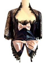 Load image into Gallery viewer, JOHN GALLIANO RARE HAUTE COUTURE 1994 RUNWAY PINK BOW CORSET JACKET