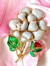 Load image into Gallery viewer, CHANEL MASSIVE CAMELLIA BLOOM 1994 GRIPOIX GLASS BROOCH