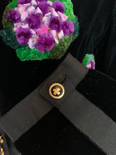 Load image into Gallery viewer, CHANEL OPULENT RARE EMBROIDERED SILK VELVET JACKET AUTUMN 1988