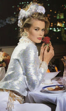 Load image into Gallery viewer, CHANEL MASSIVE HOLOGRAPHIC MOLTEN GRIPOIX GLASS PEARL EARRINGS 1992