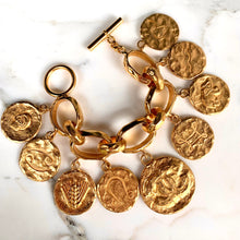 Load image into Gallery viewer, CHANEL RARE MASSIVE ZODIAC CHARM BRACELET 1993
