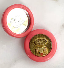Load image into Gallery viewer, CHANEL PINK BARBIE 1995 MIRROR CC EARRINGS