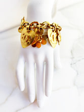 Load image into Gallery viewer, CHANEL ICONIC MASSIVE LOGO CHARM BRACELET 1995