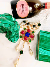 Load image into Gallery viewer, CHANEL RARE TUTTI FRUTTI GRIPOIX GLASS PEARLS TASSEL NECKLACE