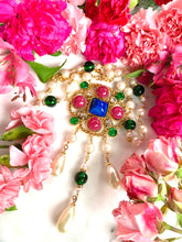 Load image into Gallery viewer, CHANEL RARE TUTTI FRUTTI GRIPOIX GLASS PEARLS TASSEL NECKLACE