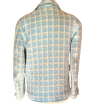 Load image into Gallery viewer, CHANEL ICONIC BABY BLUE BOUCLÉ RUNWAY JACKET 1996 SPRING SUMMER