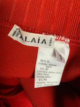 Load image into Gallery viewer, AZZEDINE ALAIA RED S/S 1992 VINTAGE OFF SHOULDER BODYCON DRESS