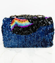 Load image into Gallery viewer, CHANEL 2021 K SEQUIN RAINBOW FLAP BAG PRISTINE