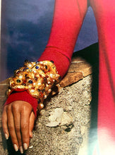 Load image into Gallery viewer, CHANEL IMPORTANT MULTI-COLOUR GRIPOIX FILIGREE PEARL 1991 ADVERTISEMENT NECKLACE